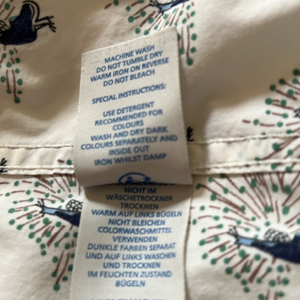 Boden peacock print shirt - Picture 8 of 9